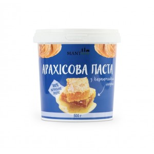 Натуральна арахісова паста з медом