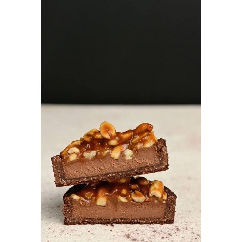Натуральний VEGAN тарт з начинкою snickers